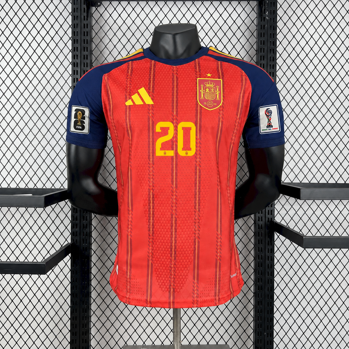 Tricou Spania Home Kit - Pedri 20 Player Version