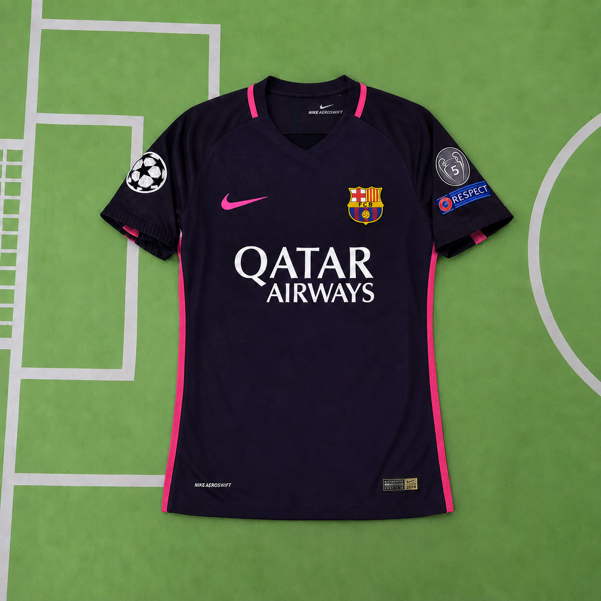 Tricou Barcelona Away Kit 16/17 Retro - Neymar JR 11 Fan Version