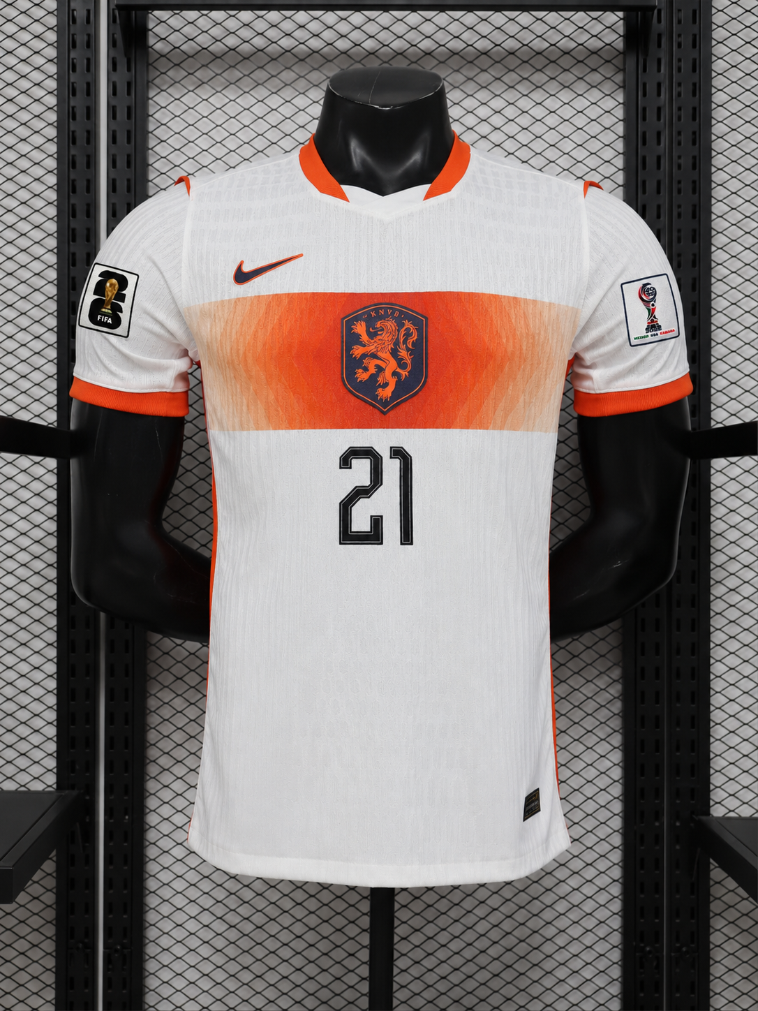 Tricou Olanda Away Kit - F. de Jong 21 Player Version