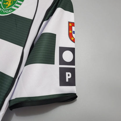Tricou Sporting Home Kit 01/03 Retro - C.Ronaldo 28 Fan Version