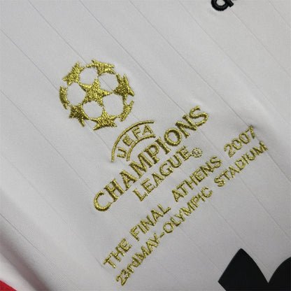 Tricou Ac Milan Away Kit 06/07 Retro - Kaka 22 Fan Version