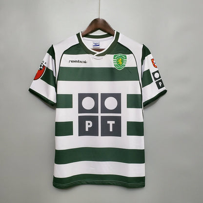 Tricou Sporting Home Kit 01/03 Retro - C.Ronaldo 28 Fan Version