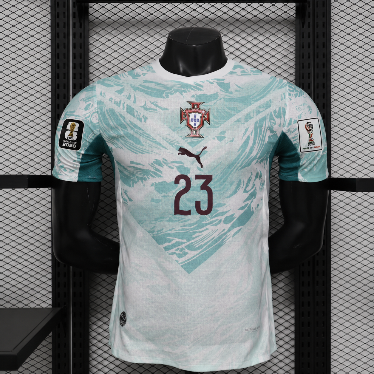 Tricou Portugalia Away Kit - Vitinha 23 Player Version