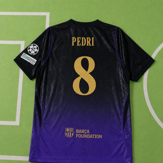 Tricou FC Barcelona 26/27 Away Kit - Pedri 8 Fan Version