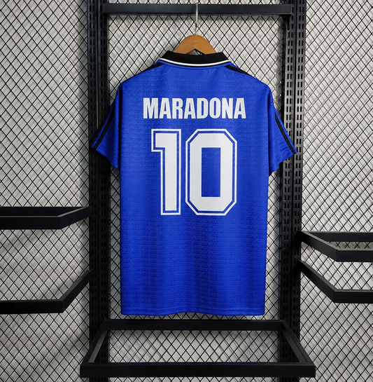 Tricou Argentina Away Kit 1994 World Cup Retro - Maradona 10 Fan Version