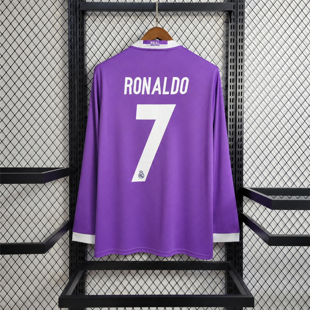 Tricou cu Mânecă Lungă Third Kit 16/17 Retro - Ronaldo 7 Fan Version