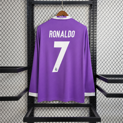 Tricou cu Mânecă Lungă Third Kit 16/17 Retro - Ronaldo 7 Fan Version