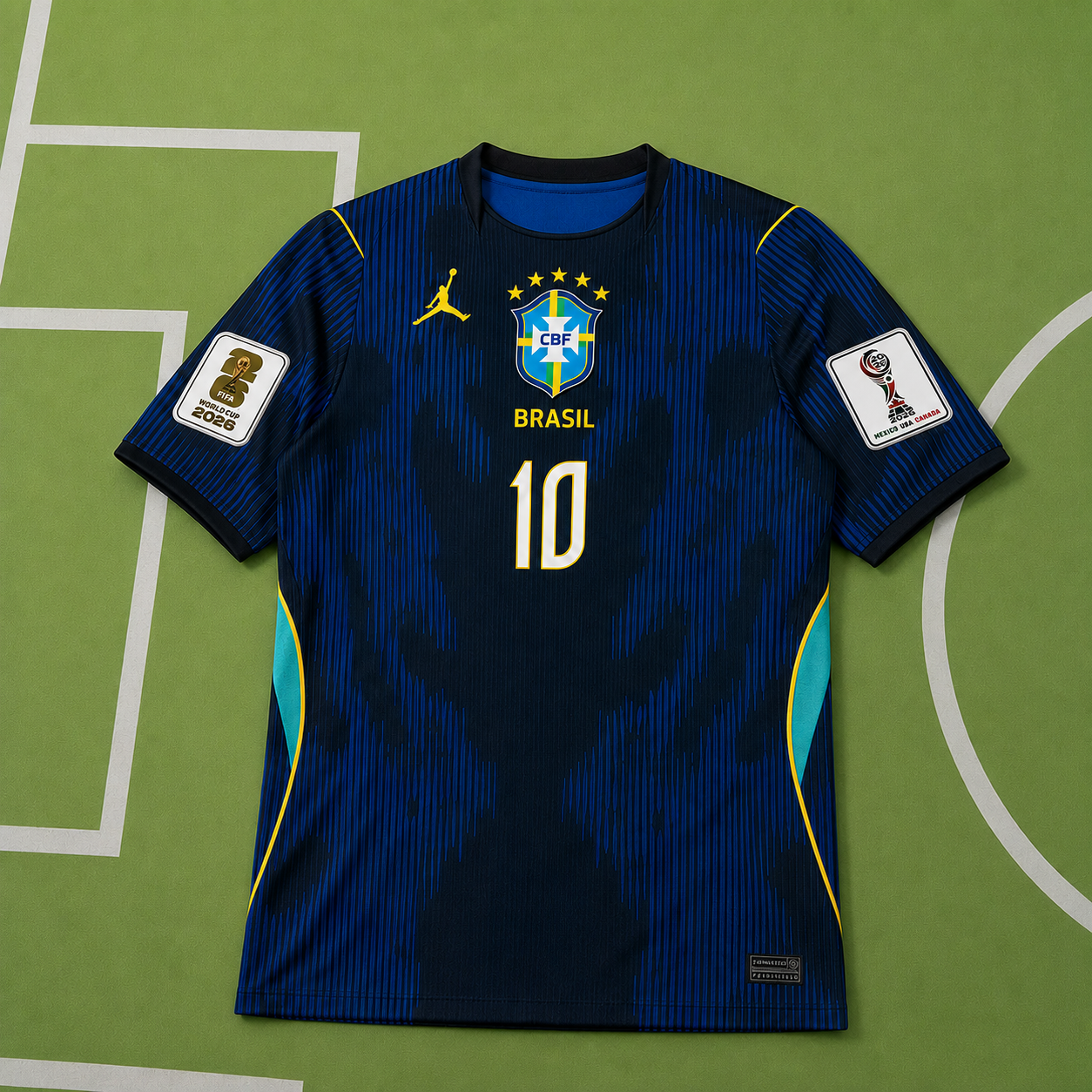 Tricou Brazilia Away Kit- Neymar Jr 10 Fan Version