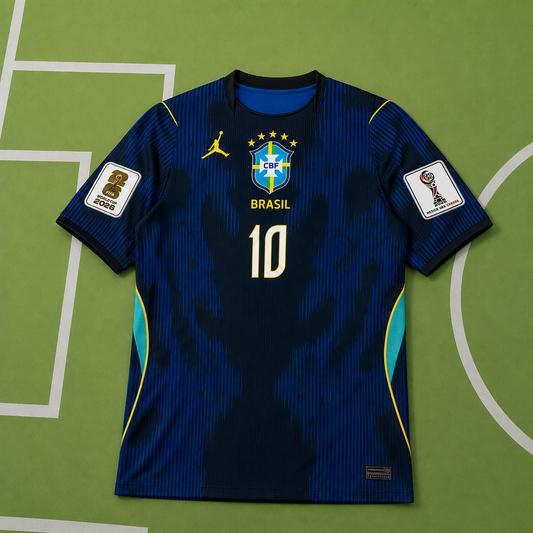 Tricou Brazilia Away Kit- Neymar Jr 10 Fan Version