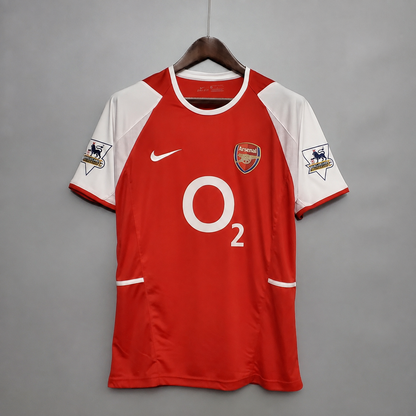 Tricou Arsenal 02/04 Home Kit Retro - Henry 14 Fan Version
