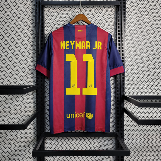 Tricou Barcelona 14/15 Home Kit Retro - Neymar Jr 11 Fan Version