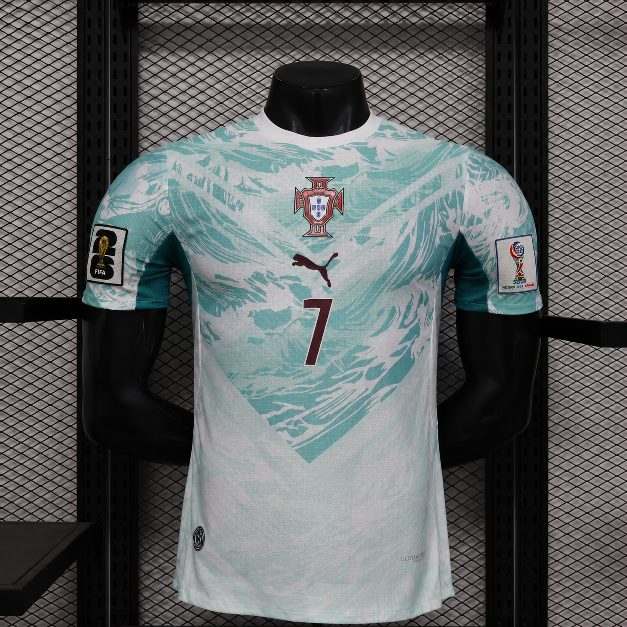 Tricou Portugalia Away Kit - Ronaldo 7 Player Version