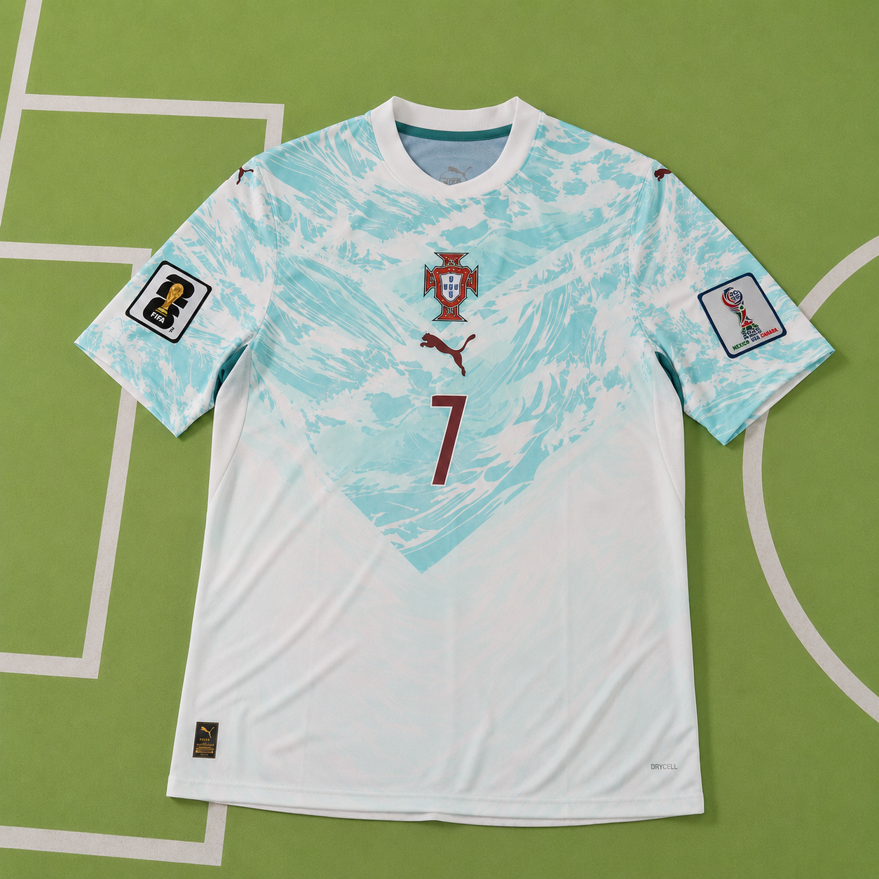 Tricou Portugalia Away Kit - Ronaldo 7 Fan Version