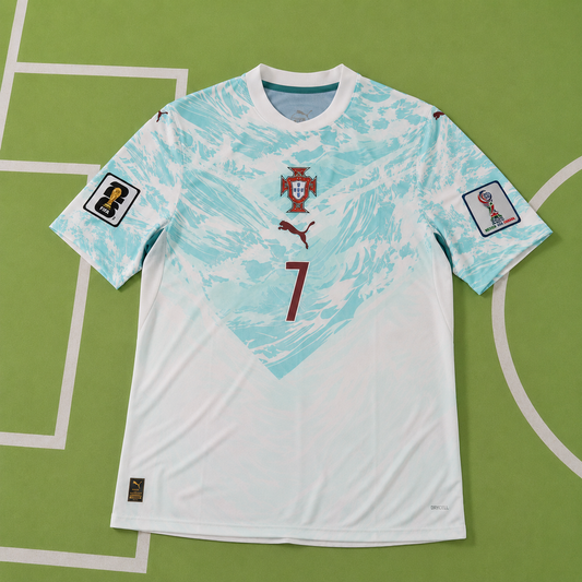 Tricou Portugalia Away Kit - Ronaldo 7 Fan Version