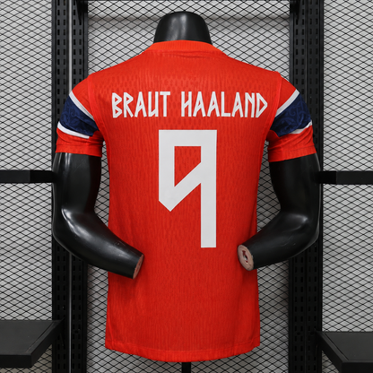 Tricou Norvegia Home Kit - Braut Haaland 9 Player Version