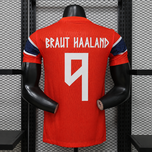 Tricou Norvegia Home Kit - Braut Haaland 9 Player Version