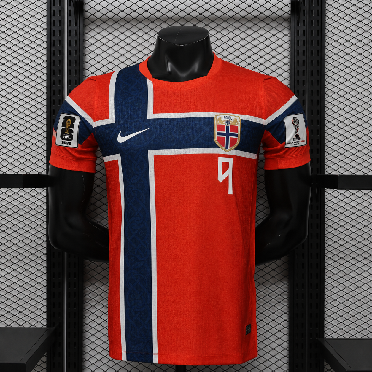 Tricou Norvegia Home Kit - Braut Haaland 9 Player Version
