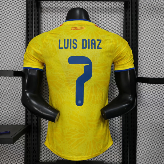 Tricou Columbia Home Kit - Luis Diaz 7 Player Version