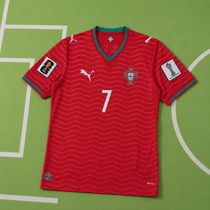 Tricou Portugalia Home Kit - Ronaldo 7 Fan Version