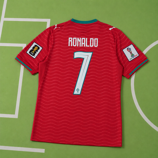 Tricou Portugalia Home Kit - Ronaldo 7 Fan Version