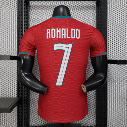 Tricou Portugalia Home Kit - Ronaldo 7 Player Version