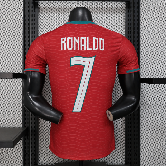 Tricou Portugalia Home Kit - Ronaldo 7 Player Version