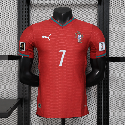 Tricou Portugalia Home Kit - Ronaldo 7 Player Version