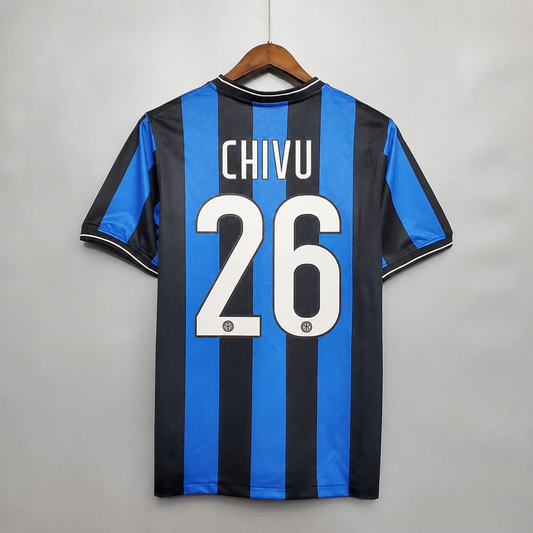 Tricou Inter Home Kit 09/10 Retro - Chivu 26 Fan Version