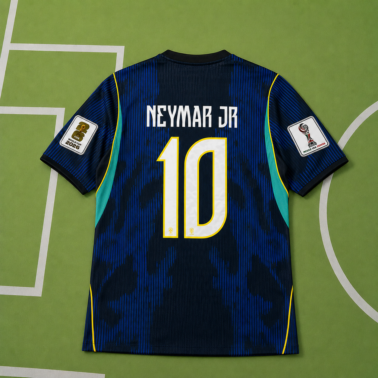 Tricou Brazilia Away Kit- Neymar Jr 10 Fan Version
