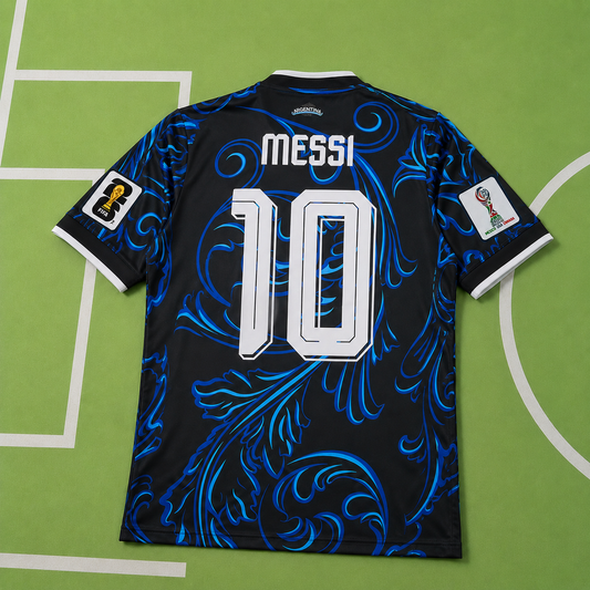 Tricou Argentina Away Kit - Messi 10 Fan Version