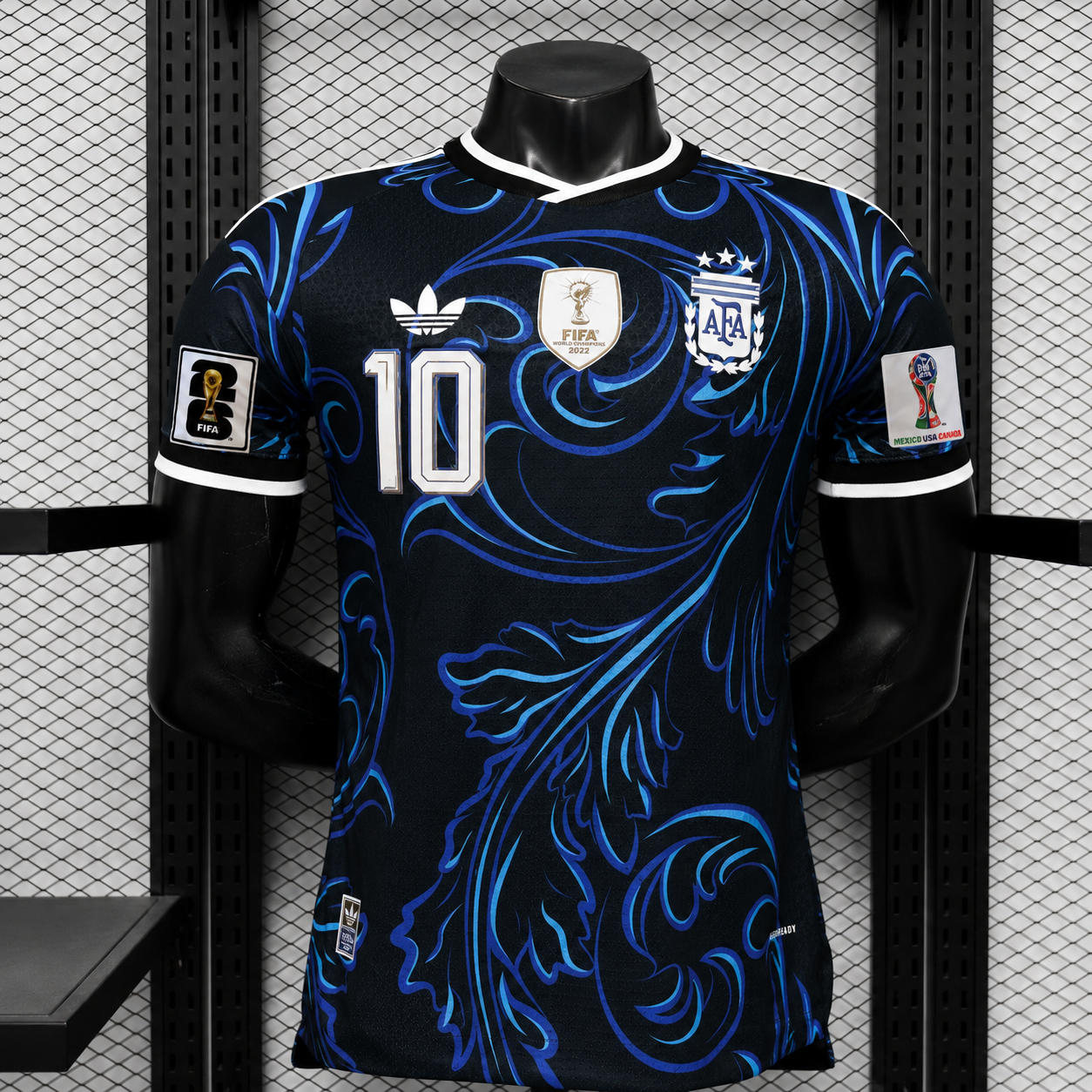 Tricou Argentina Away Kit - Messi 10 Player Version