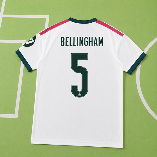 Tricou Real Madrid 26/27 Home Kit - Bellingham 5 Fan Version