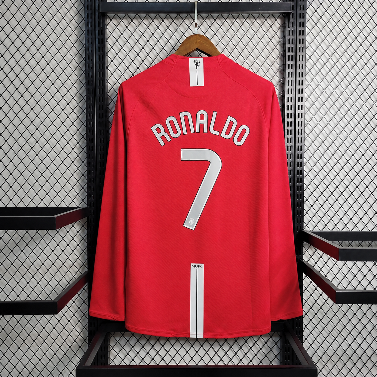 Tricou cu Mânecă Lungă Man United 08/09 Retro - Ronaldo 7 Fan Version