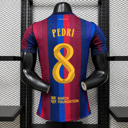 Tricou Barcelona 26/27 Home Kit - Pedri 8 Player Version