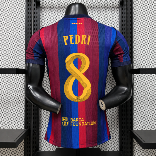 Tricou Barcelona 26/27 Home Kit - Pedri 8 Player Version