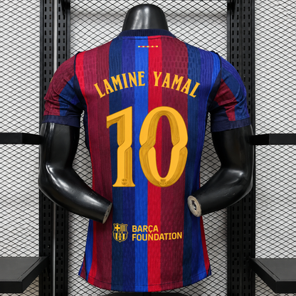 Tricou Barcelona 26/27 Home Kit - Lamine Yamal 10 Player Version