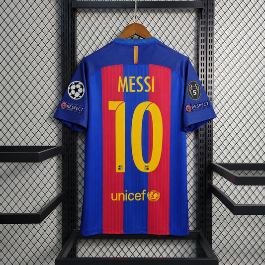 Tricou FC Barcelona Home Kit 16/17 Retro - Messi 10 Fan Version