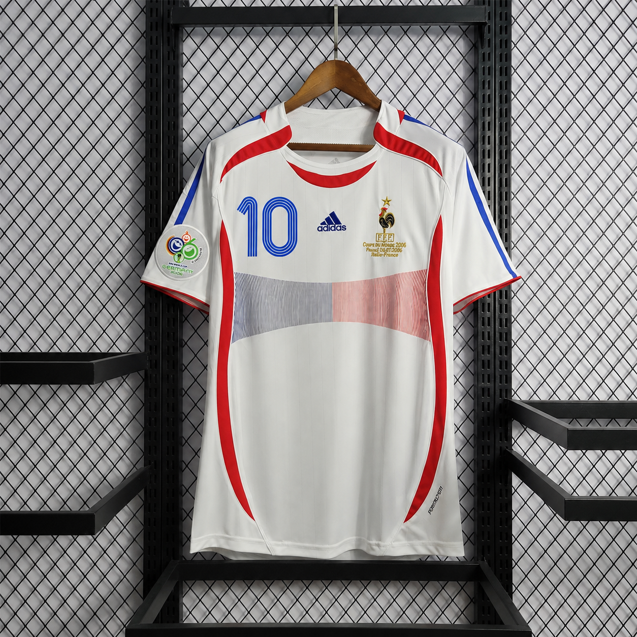 Tricou Franta World Cup Home Kit 2006 Retro - Zidane 10 Fan Version
