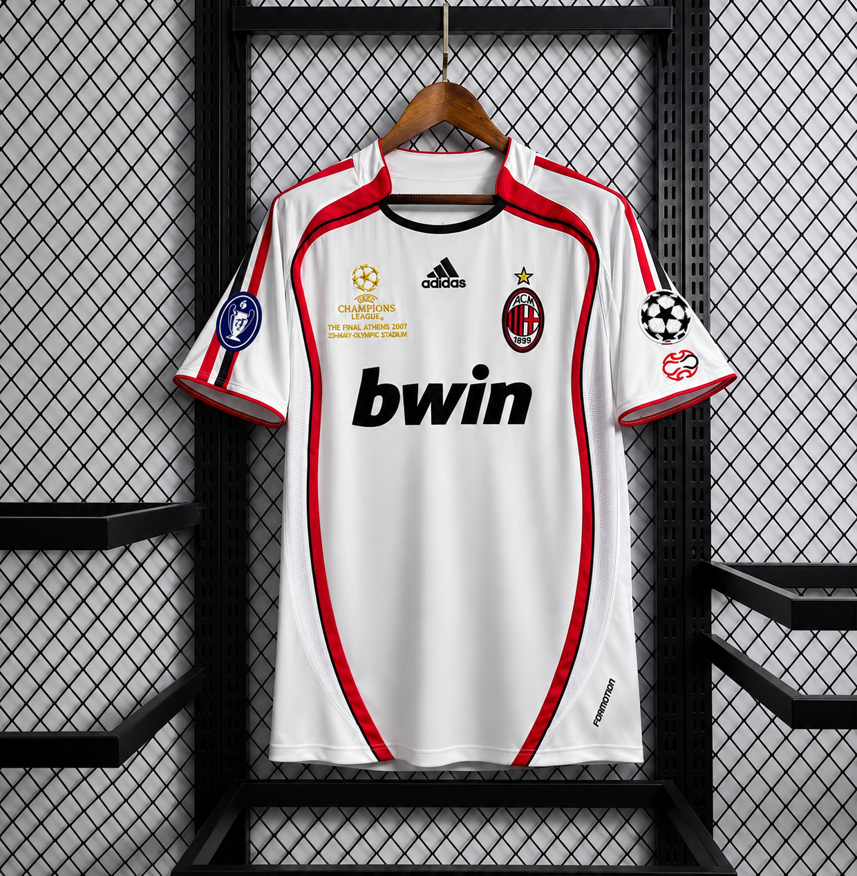 Tricou Ac Milan Away Kit 06/07 Retro - Kaka 22 Fan Version