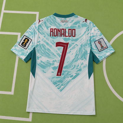Tricou Portugalia Away Kit - Ronaldo 7 Fan Version