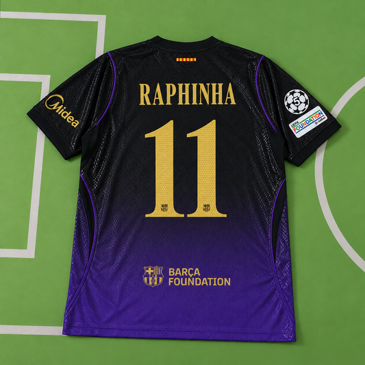 Tricou FC Barcelona 26/27 Away Kit - Raphinha 11 Fan Version