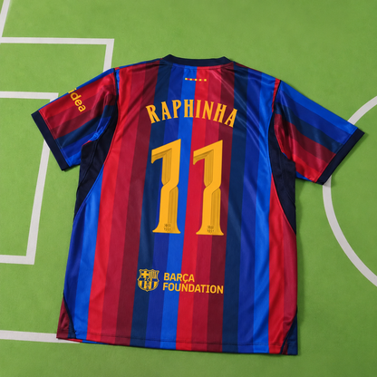 Tricou Barcelona 26/27 Home Kit - Raphinha 11 Fan Version