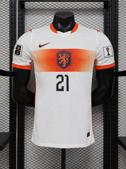 Tricou Olanda Away Kit - F. de Jong 21 Player Version