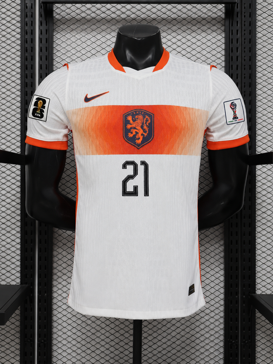 Tricou Olanda Away Kit - F. de Jong 21 Player Version