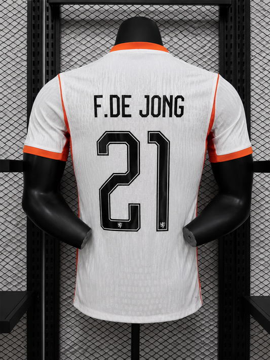 Tricou Olanda Away Kit - F. de Jong 21 Player Version