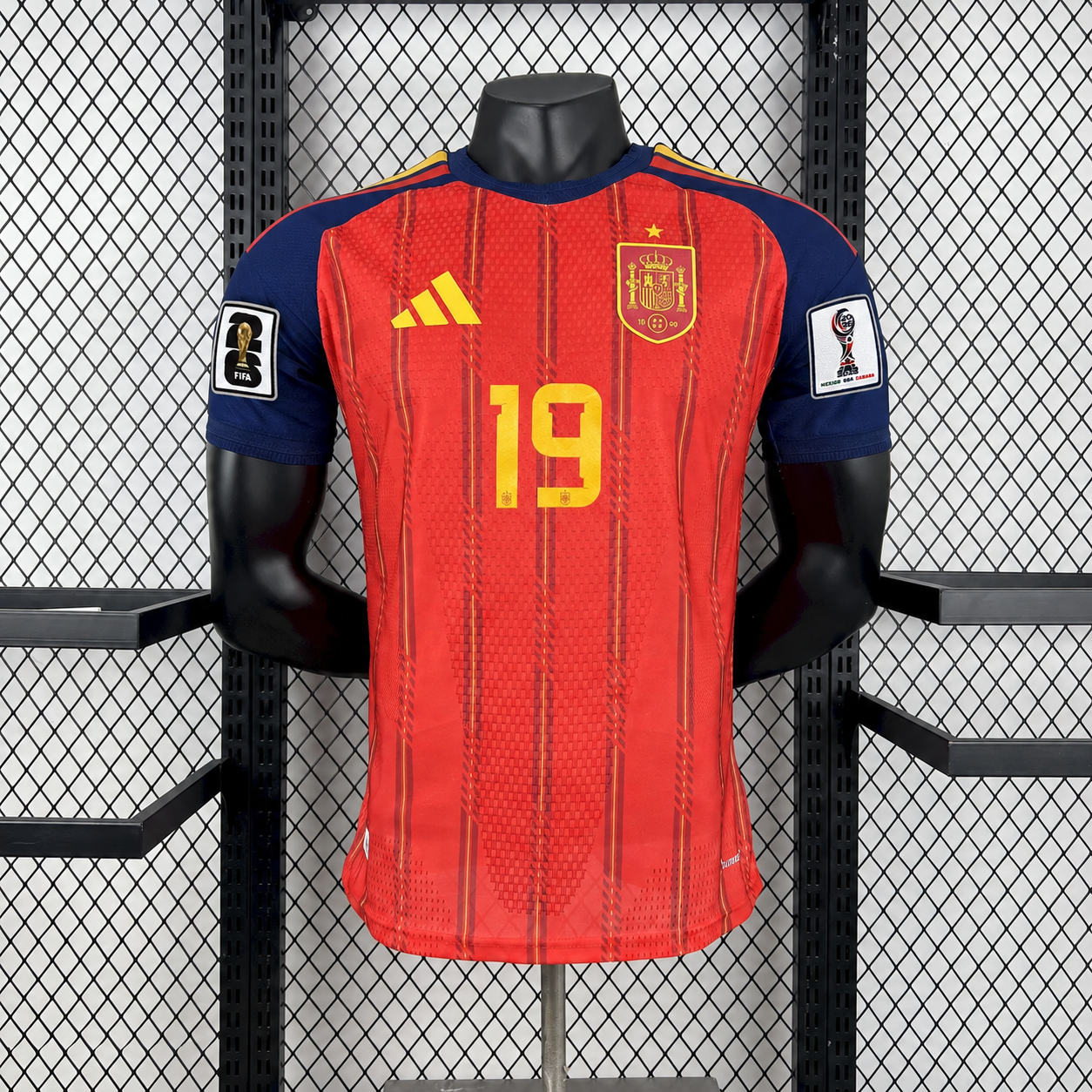 Tricou Spania Home Kit - Lamine Yamal 19 Player Version