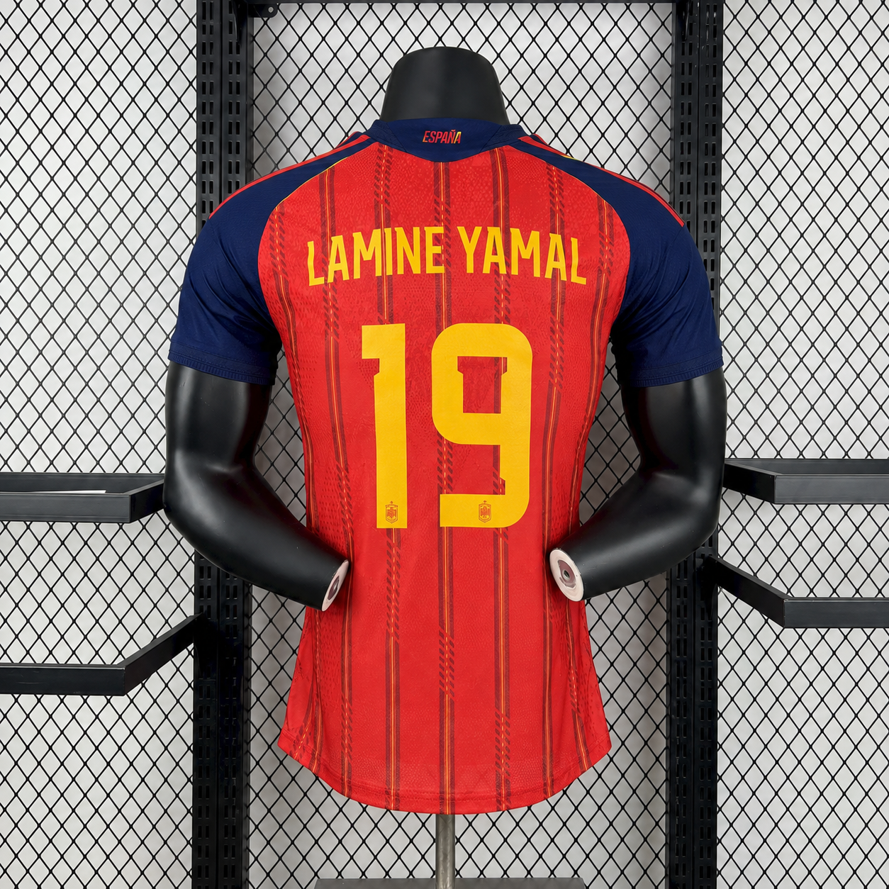 Tricou Spania Home Kit - Lamine Yamal 19 Player Version