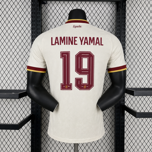 Tricou Spania Away Kit - Lamine Yamal 19 Player Version