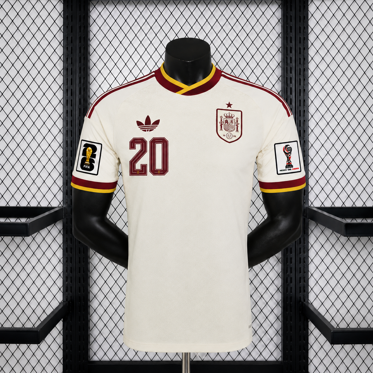 Tricou Spania Away Kit - Pedri 20 Player Version