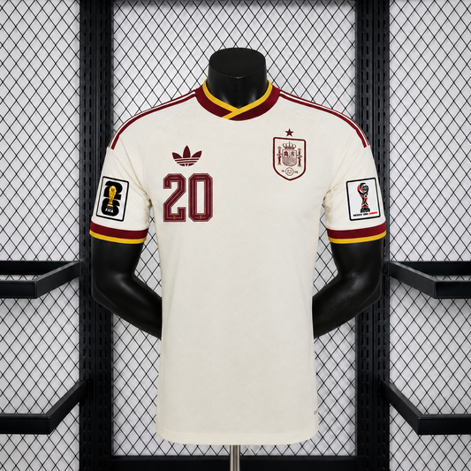 Tricou Spania Away Kit - Pedri 20 Player Version